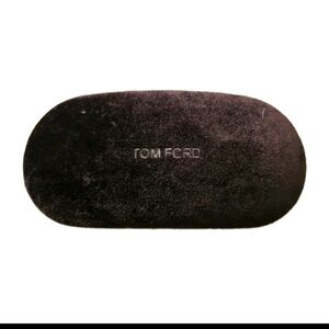 Tom Ford Hard Shell Brown Velvet Luxury Sunglass Case